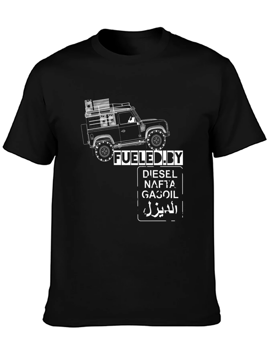 Fueled By Diesel T-Shirt - Automotive Enthusiast Tee product image 3