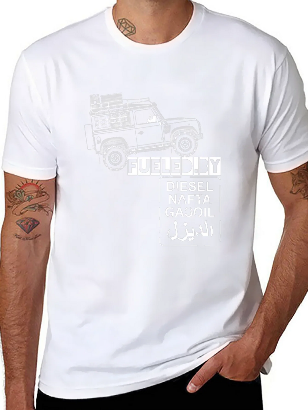 Fueled By Diesel T-Shirt - Automotive Enthusiast Tee product image 7