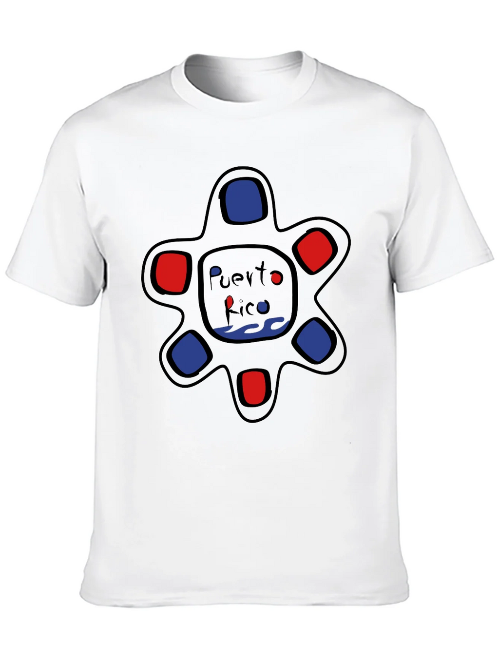 Puerto Rico Turtle T-Shirt - Black Cotton Tee product image 8