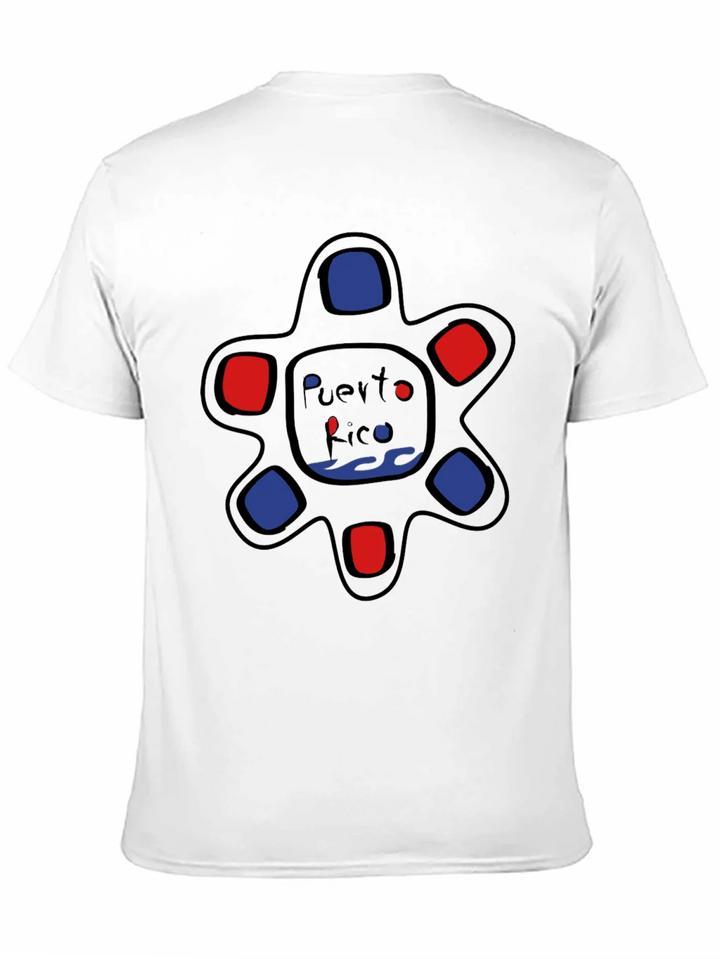 Puerto Rico Turtle T-Shirt - Black Cotton Tee product image 9