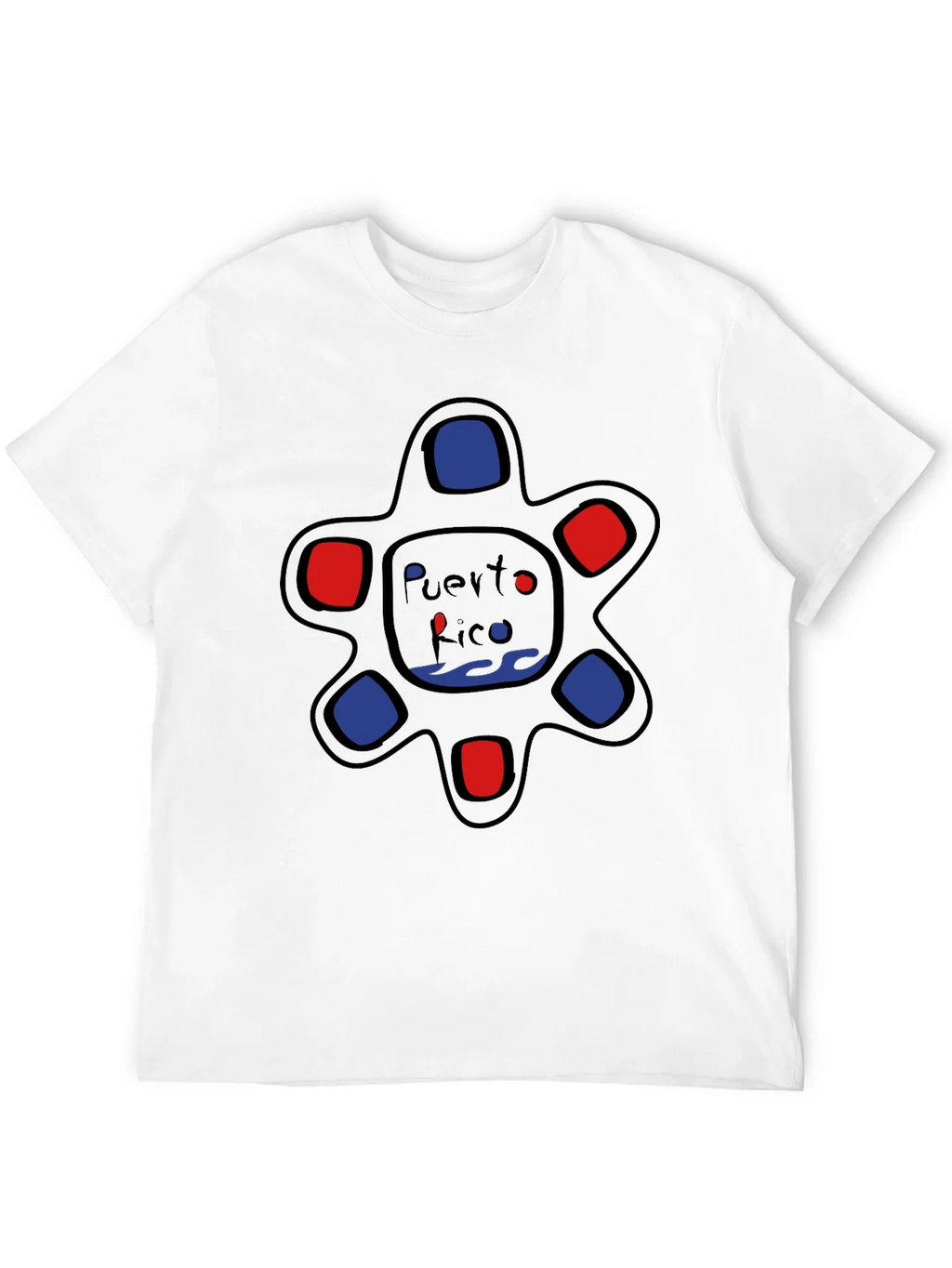 Puerto Rico Turtle T-Shirt - Black Cotton Tee product image 10