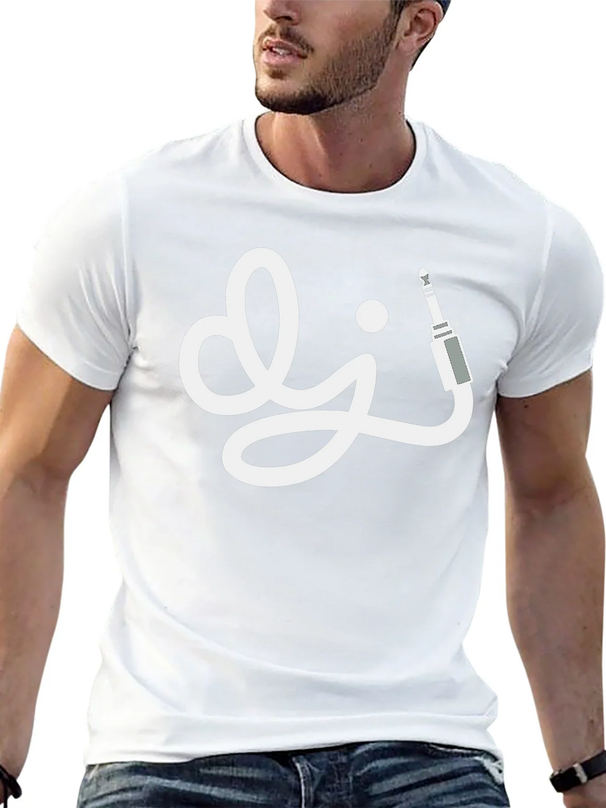 DJ Audio Jack Black T-Shirt product image 12