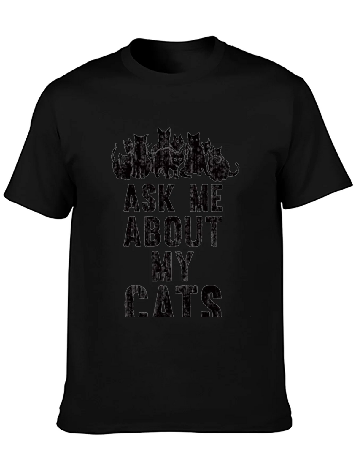 Ask Me About My Cats Graphic T-Shirt product image 3