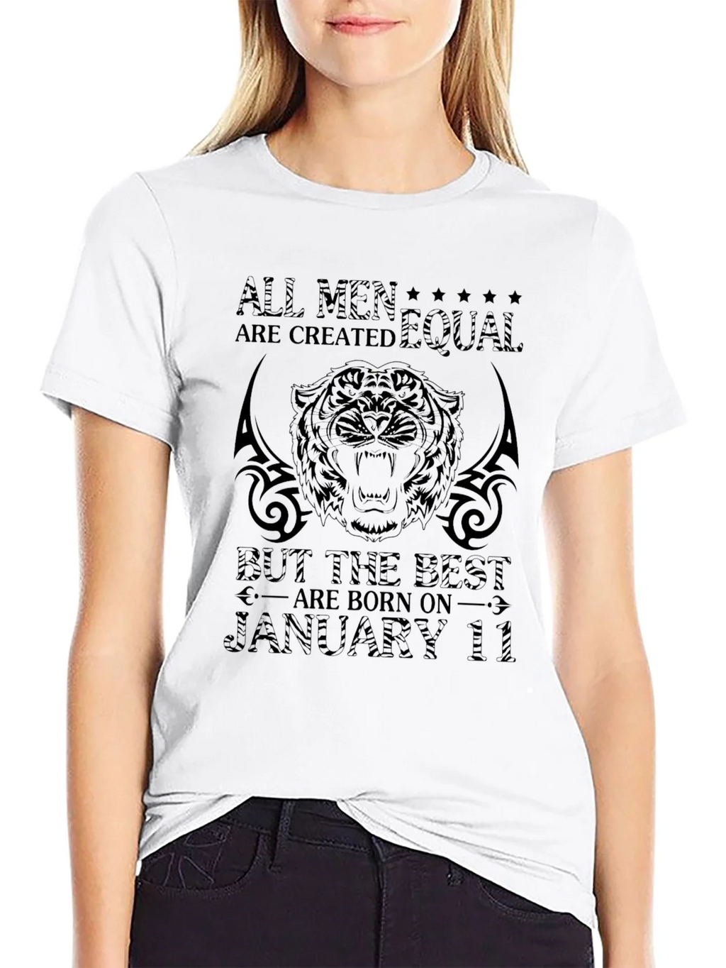 Mens Best are Born on January 11 Graphic Tee product image 3