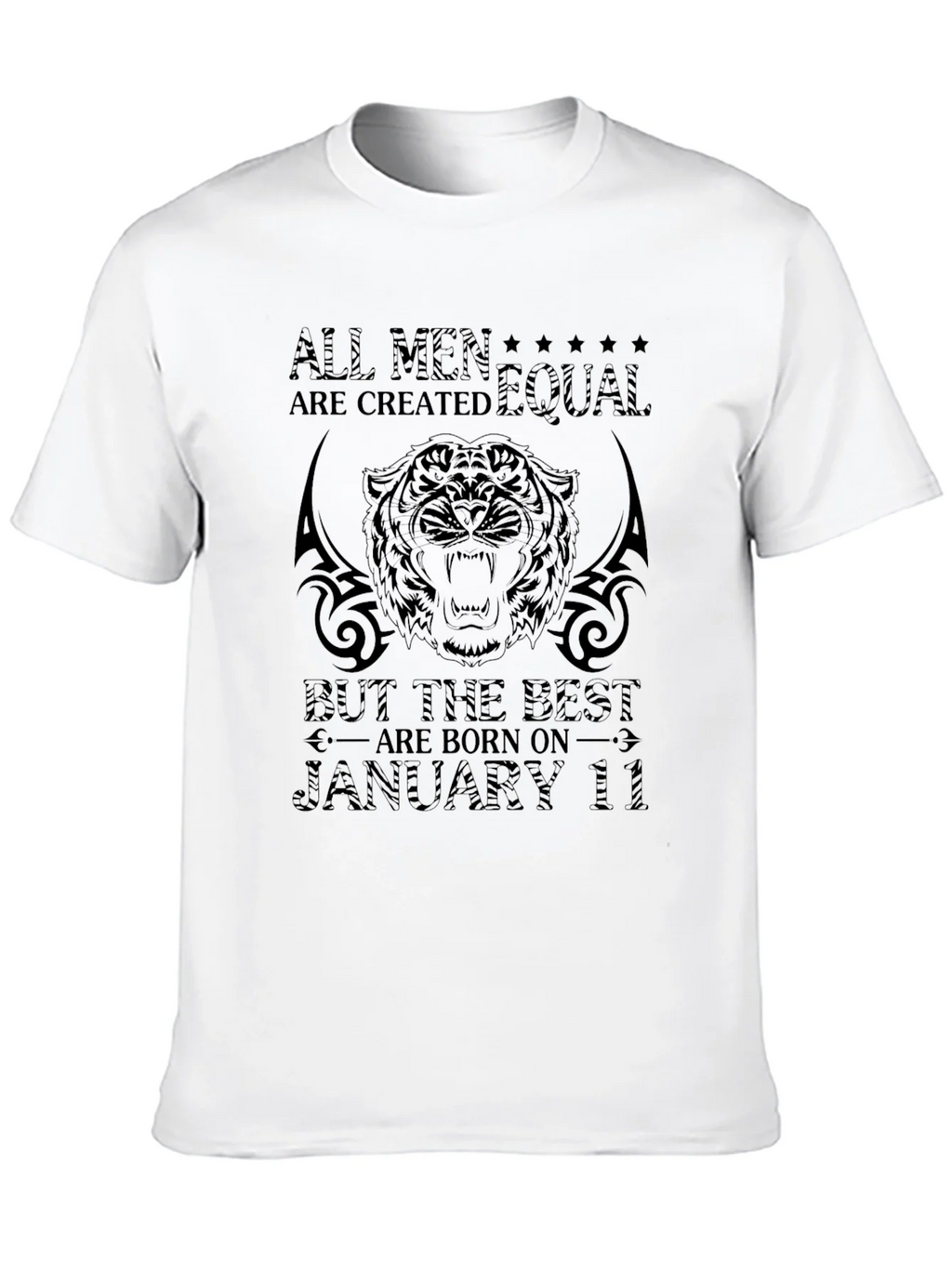 Mens Best are Born on January 11 Graphic Tee product image 4