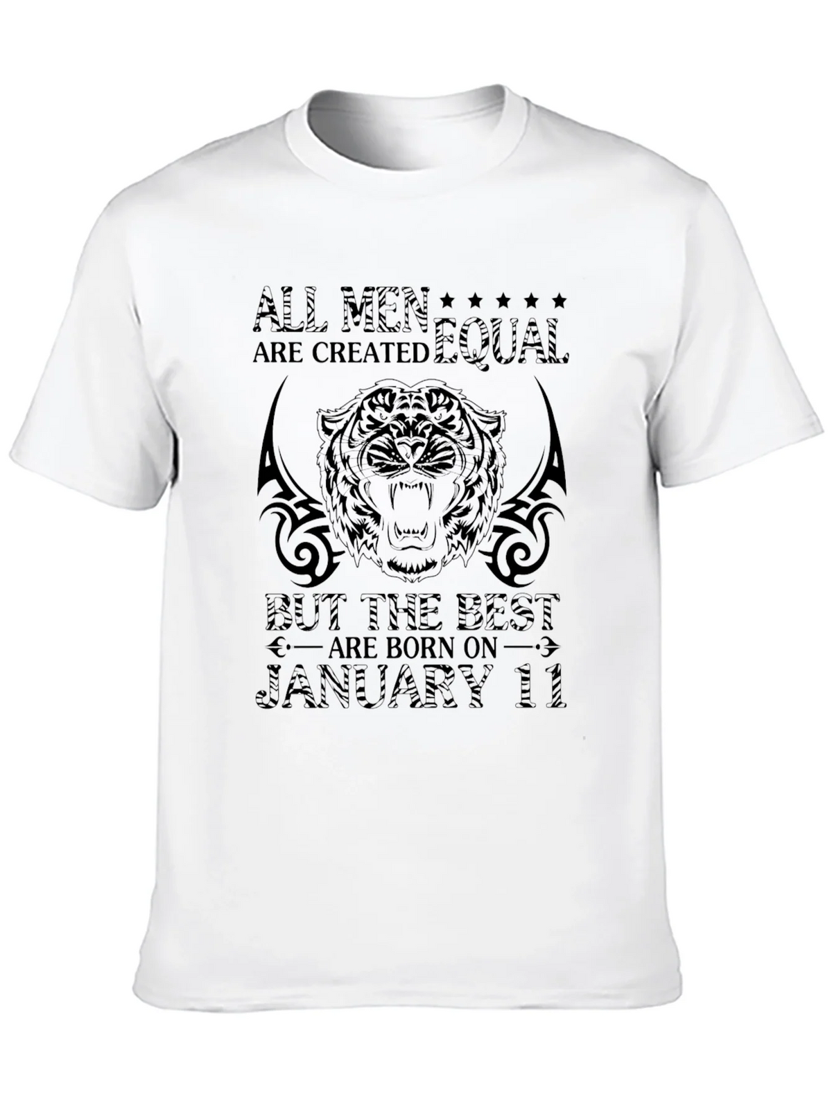 Mens Best are Born on January 11 Graphic Tee product image 4