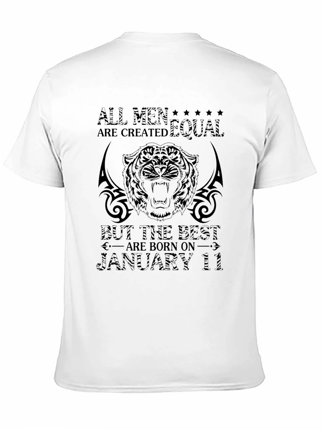 Mens Best are Born on January 11 Graphic Tee product image 5
