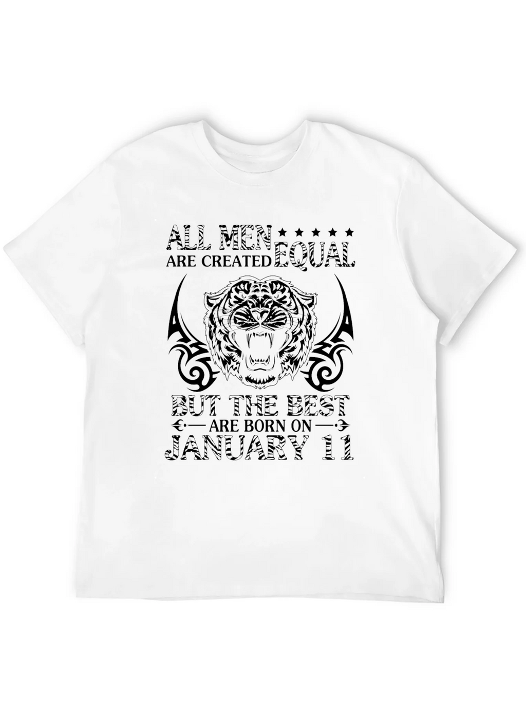 Mens Best are Born on January 11 Graphic Tee product image 6