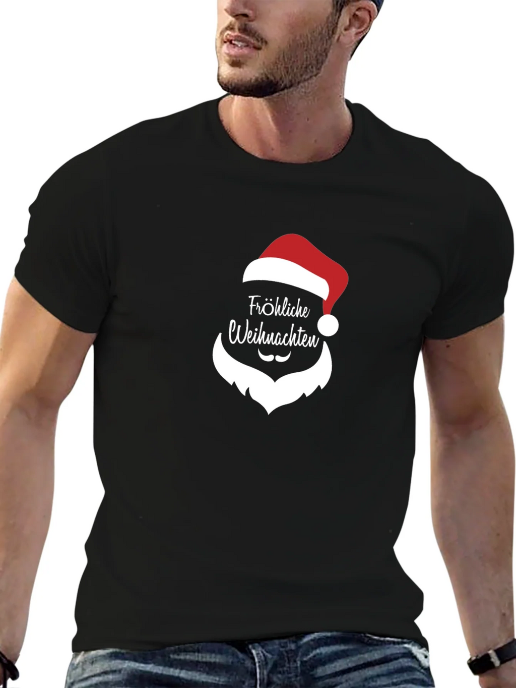 Festive Christmas T-Shirt - Fröhliche Weihnachten product image 6