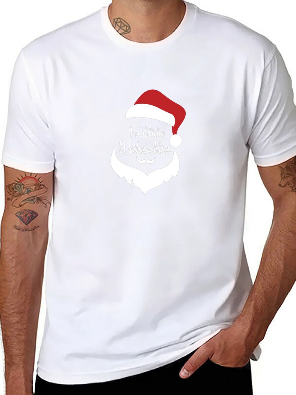 Festive Christmas T-Shirt - Fröhliche Weihnachten product image 7