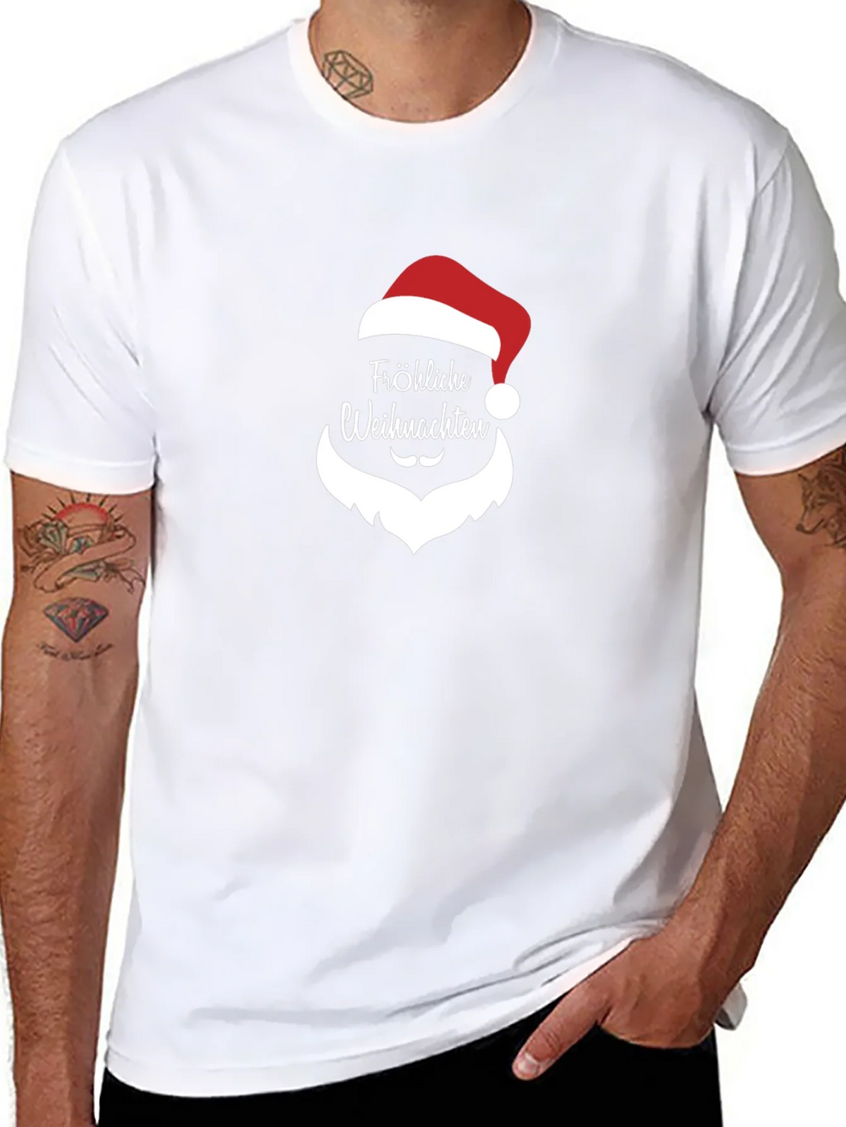 Festive Christmas T-Shirt - Fröhliche Weihnachten product image 7