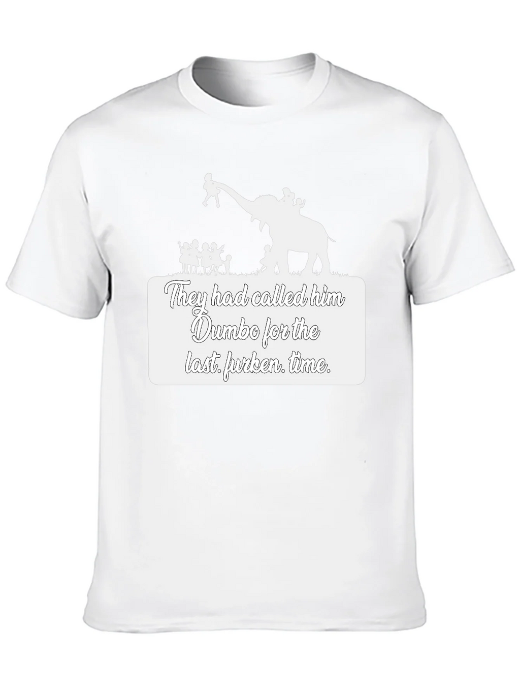 Dumbo Last Furken Time Black T-Shirt product image 3