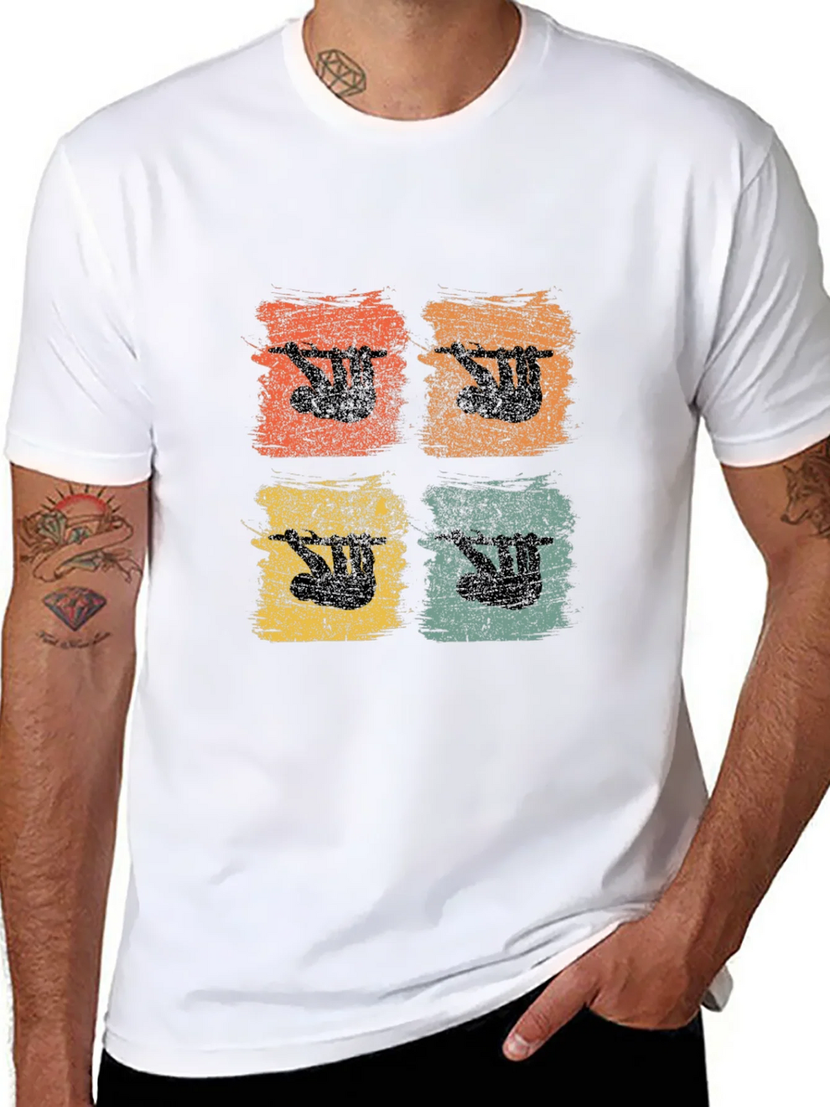 Retro Sloth Graphic Tee - Unique Design product image 7