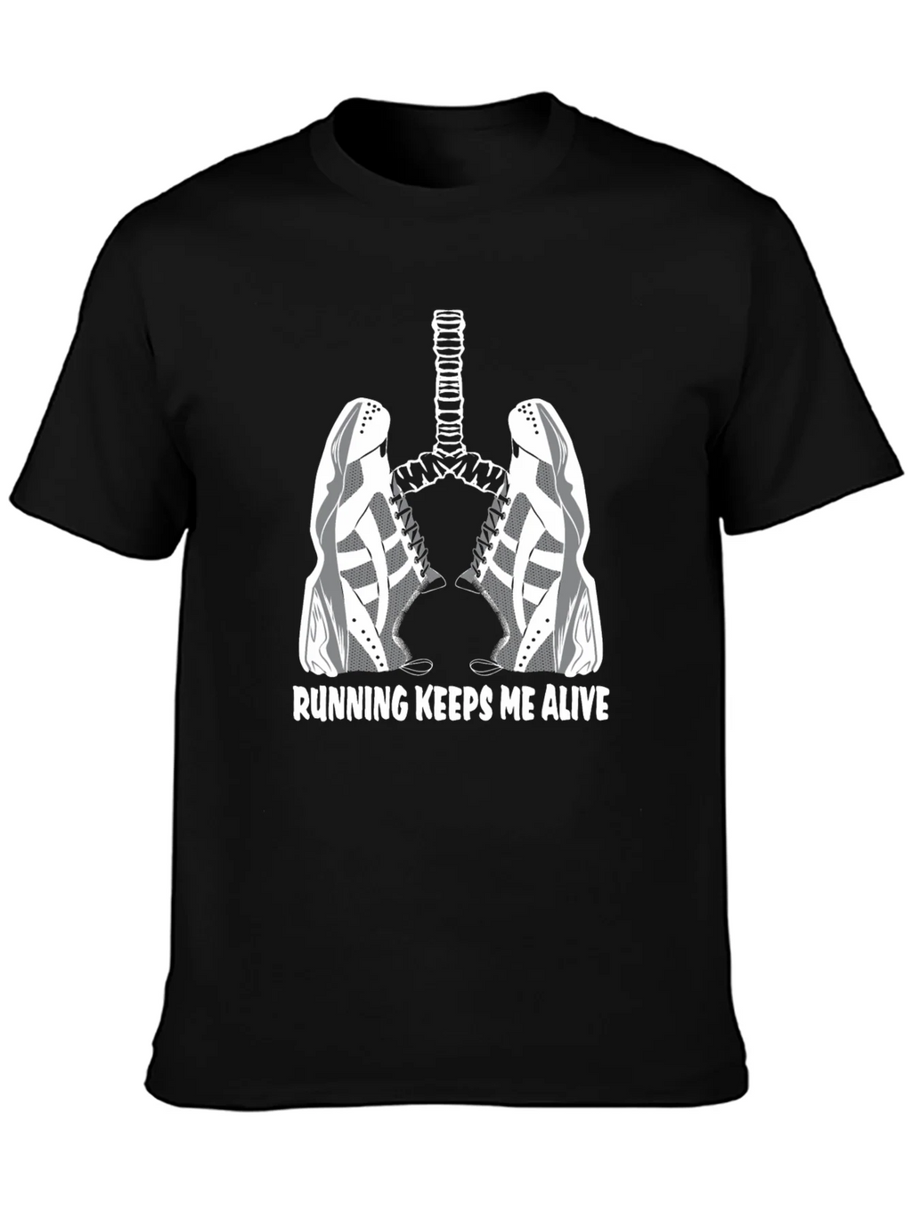 Running Keeps Me Alive Graphic Tee product image 1
