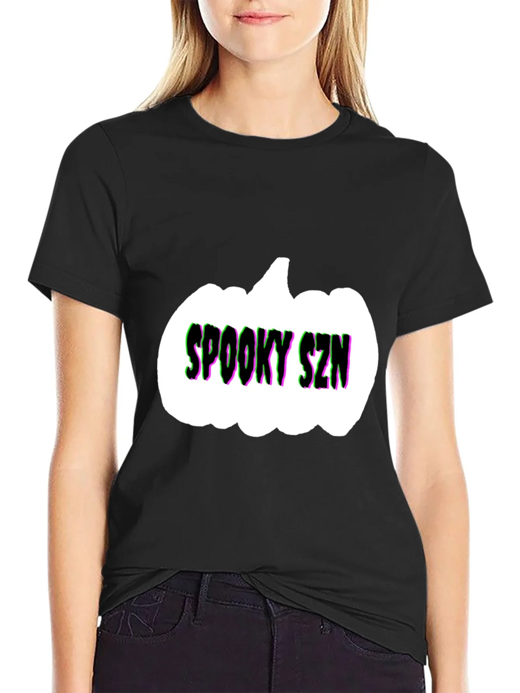 Spooky SZN Pumpkin Tee - Halloween Shirt product image 2