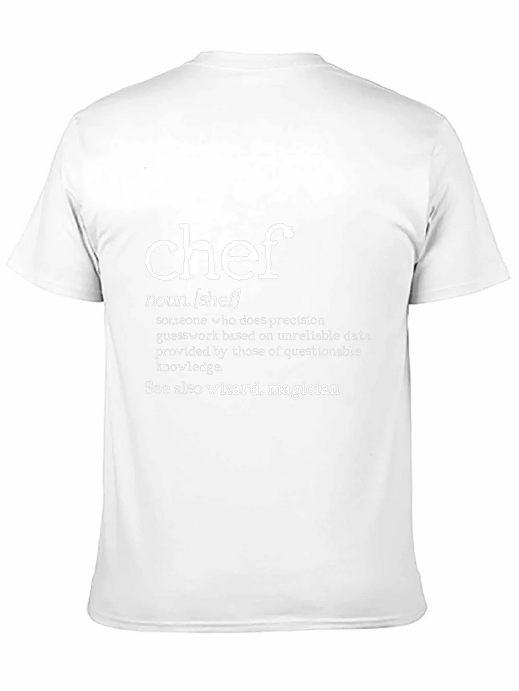 Chef Definition T-Shirt - Culinary Wizard Wear product image 10