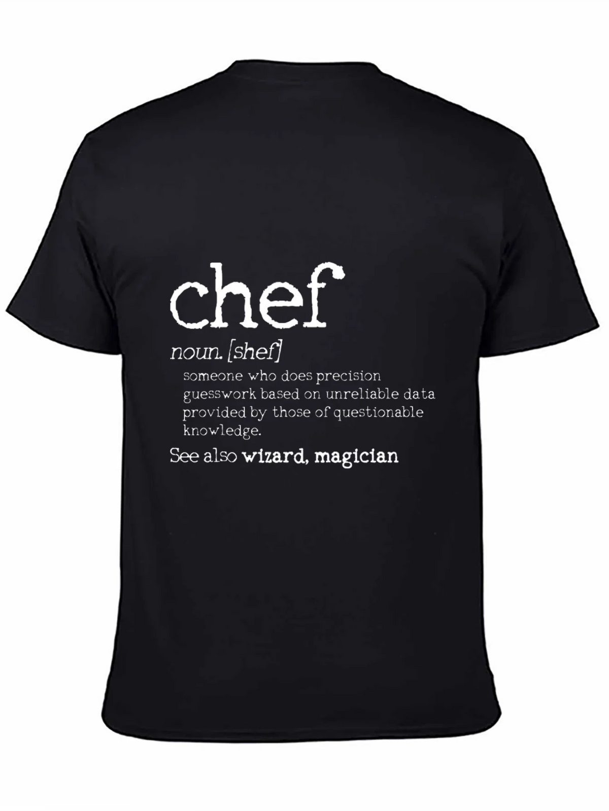 Chef Definition T-Shirt - Culinary Wizard Wear product image 4