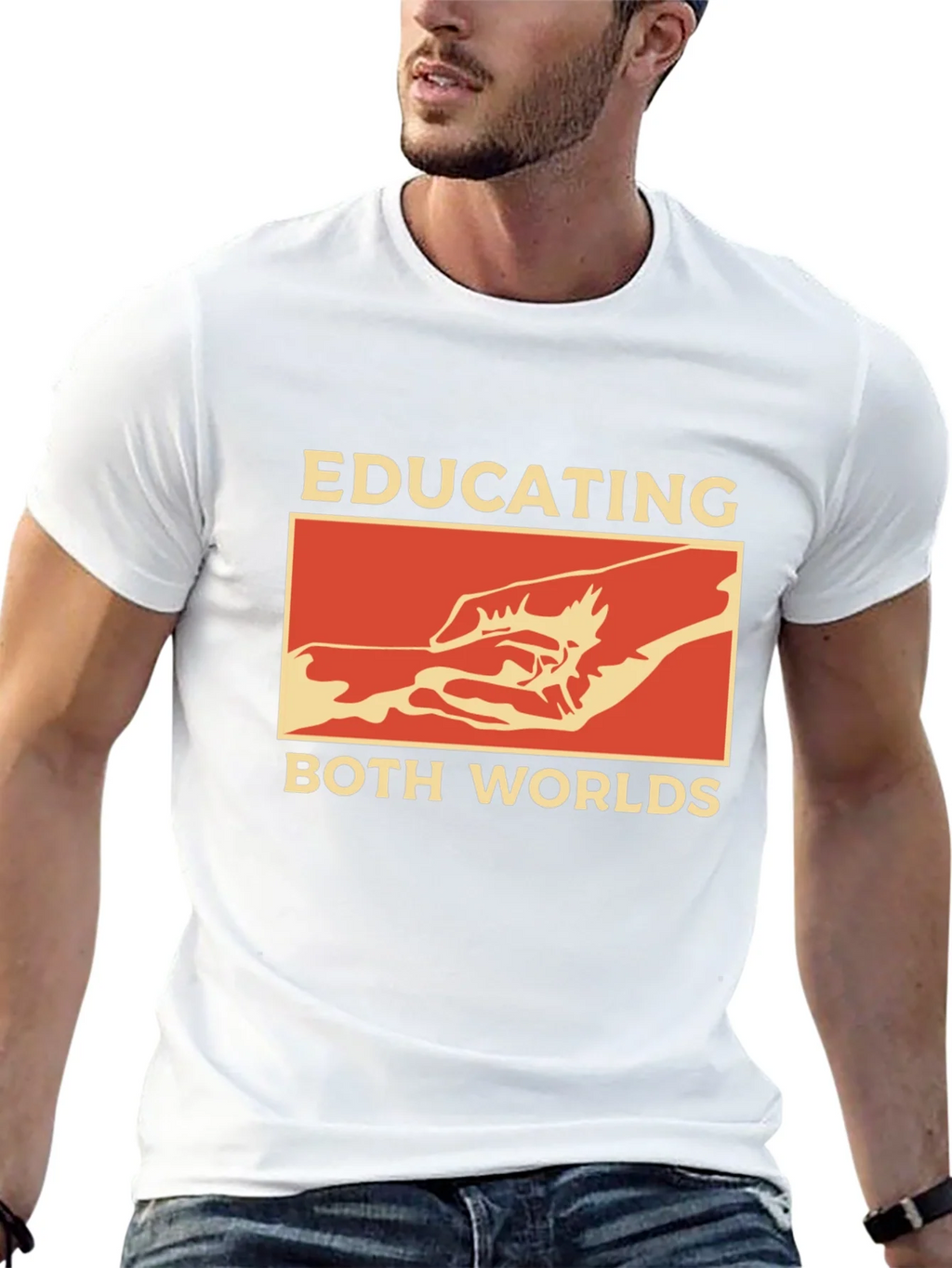 Educating Both Worlds Graphic Tee product image 5
