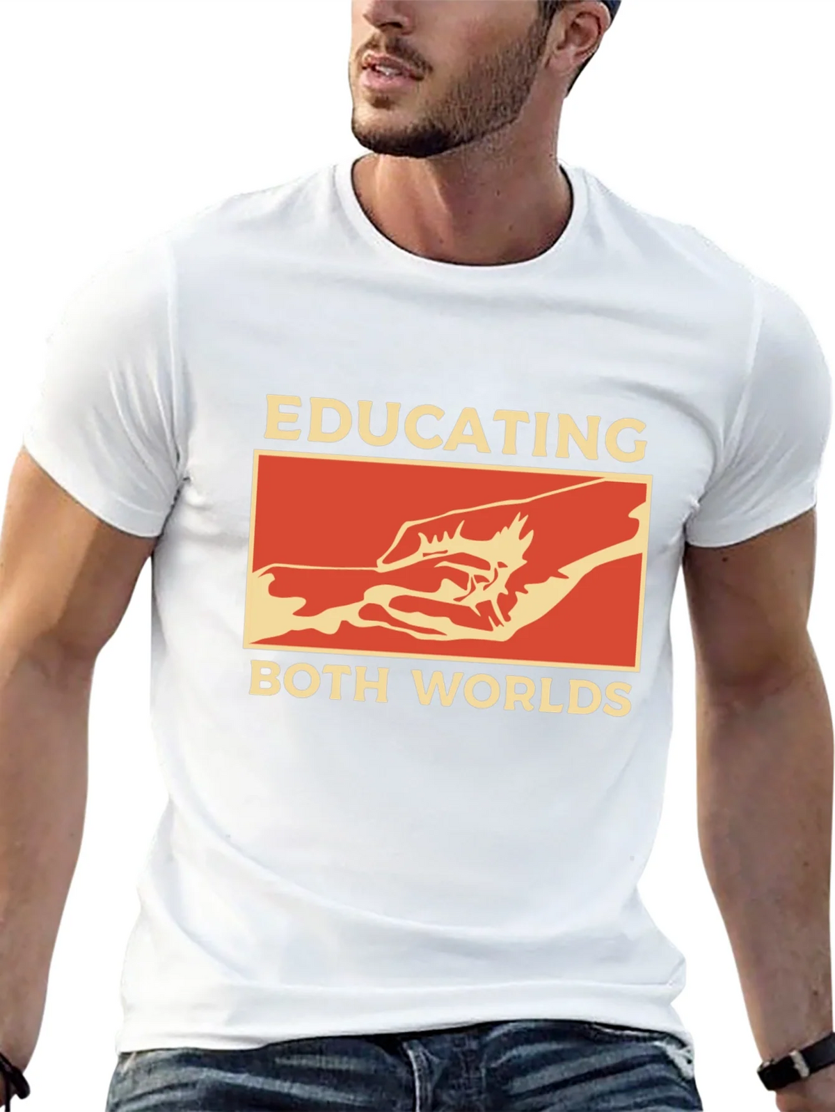 Educating Both Worlds Graphic Tee product image 5