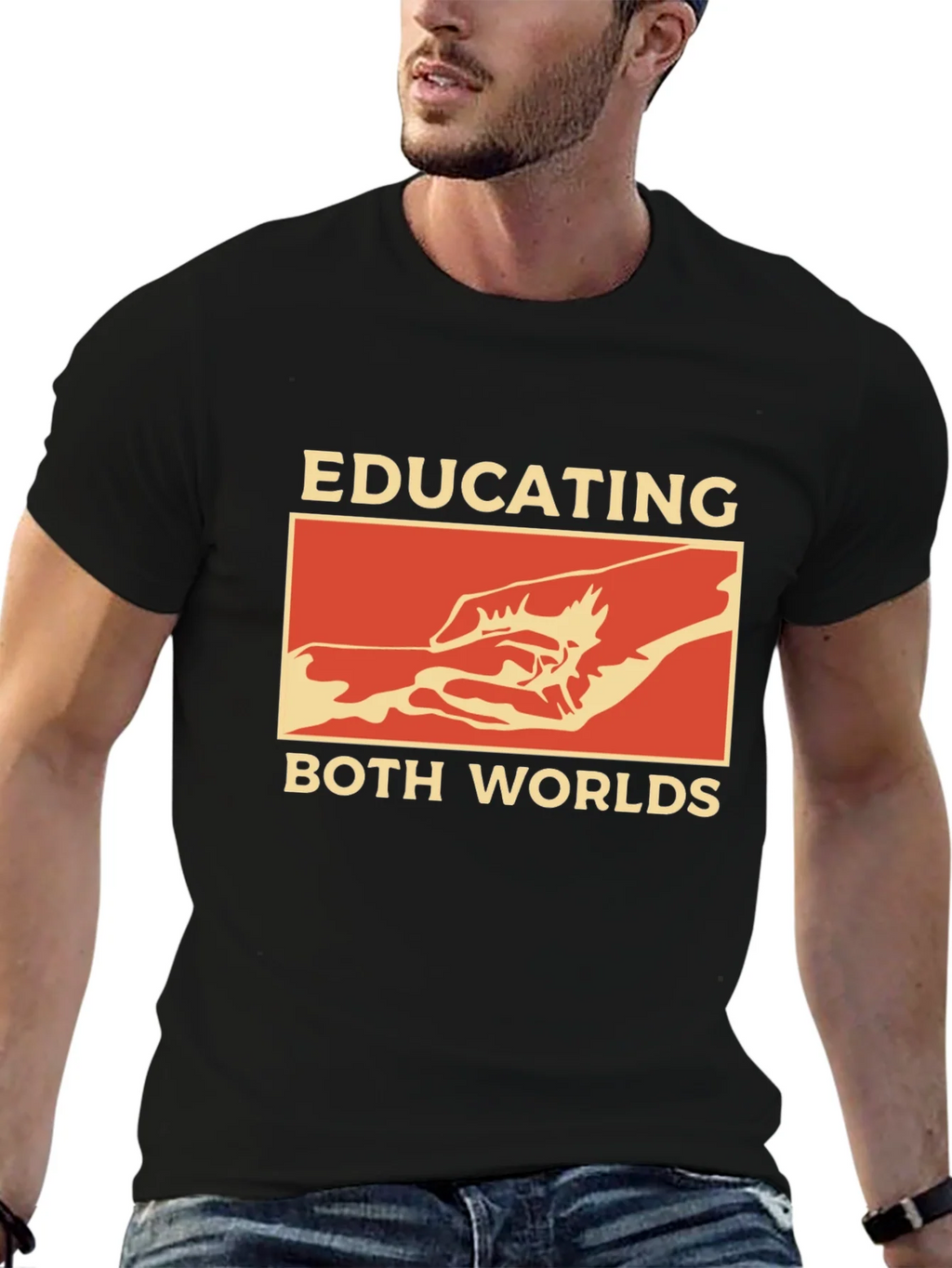 Educating Both Worlds Graphic Tee product image 2