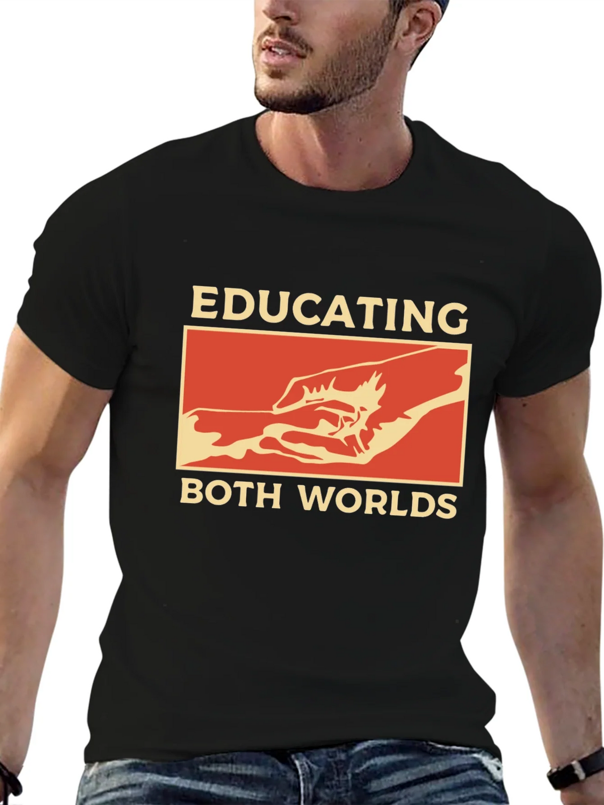 Educating Both Worlds Graphic Tee product image 2