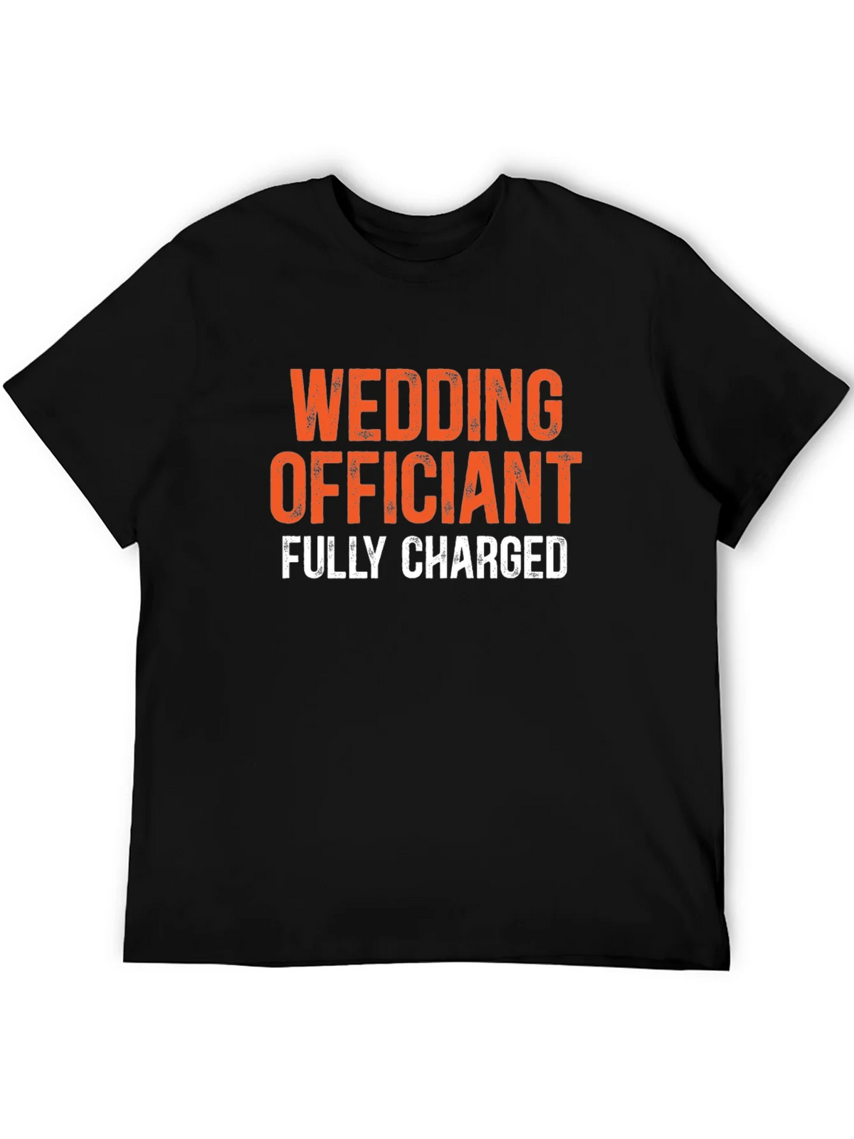 Wedding Officiant Fully Charged Graphic Tee product image 4