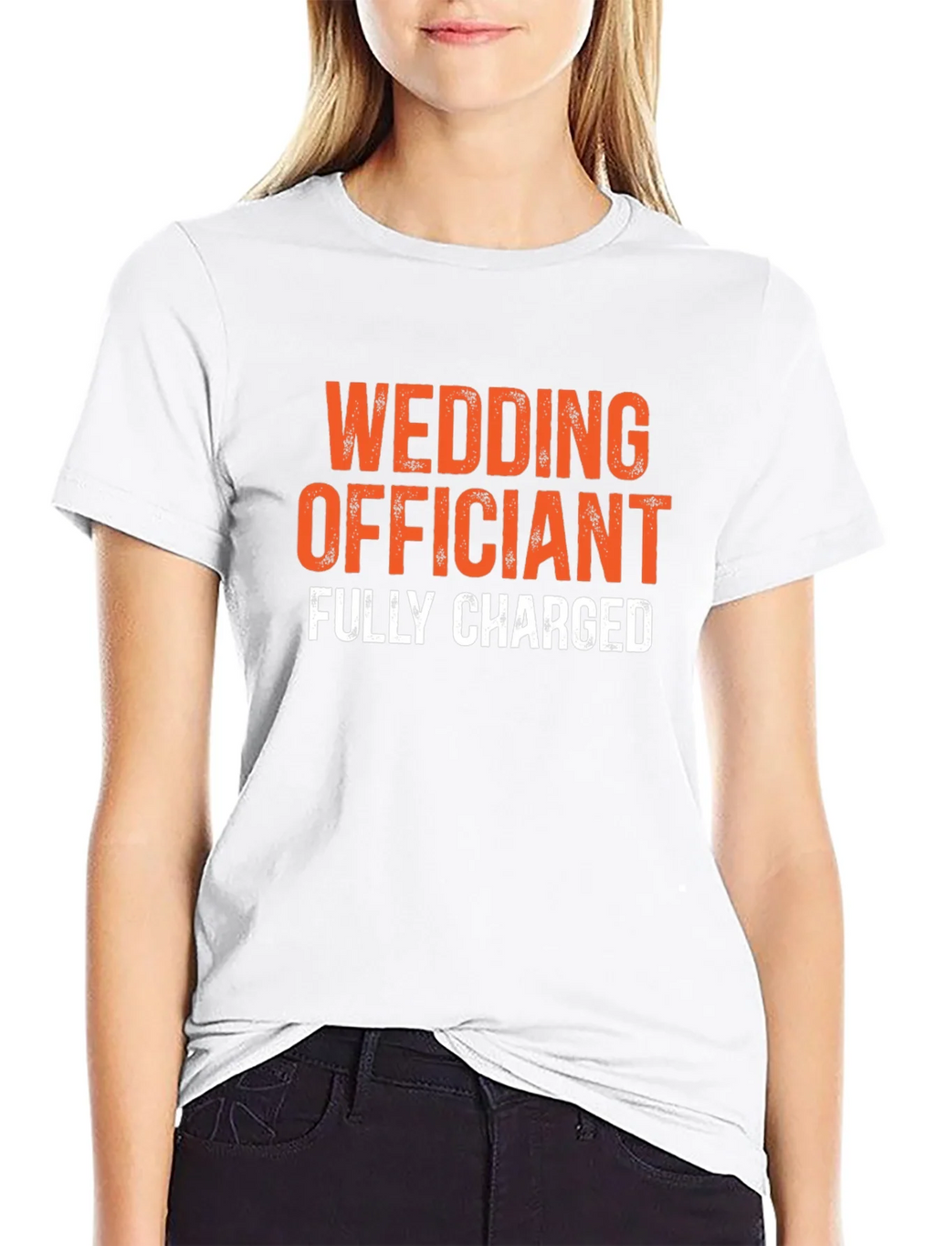 Wedding Officiant Fully Charged Graphic Tee product image 6
