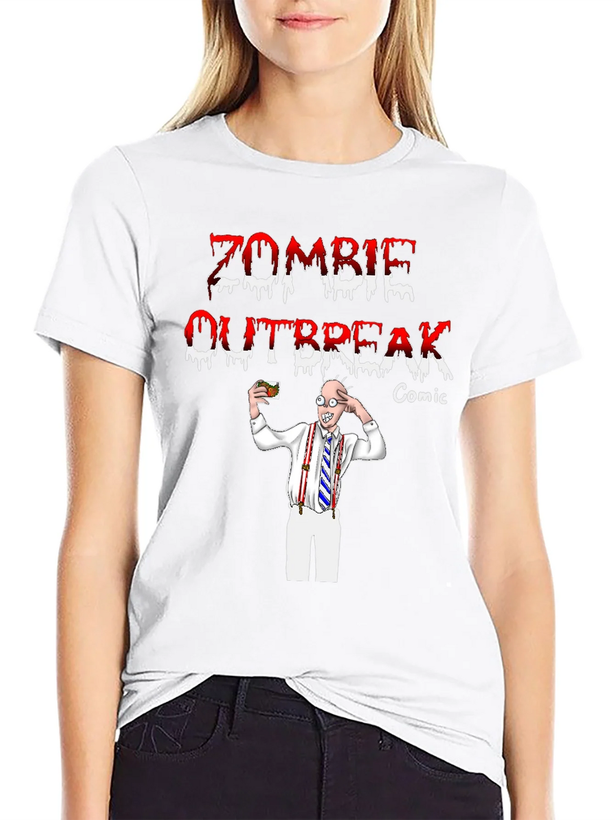Zombie Outbreak Comic T-Shirt product image 4