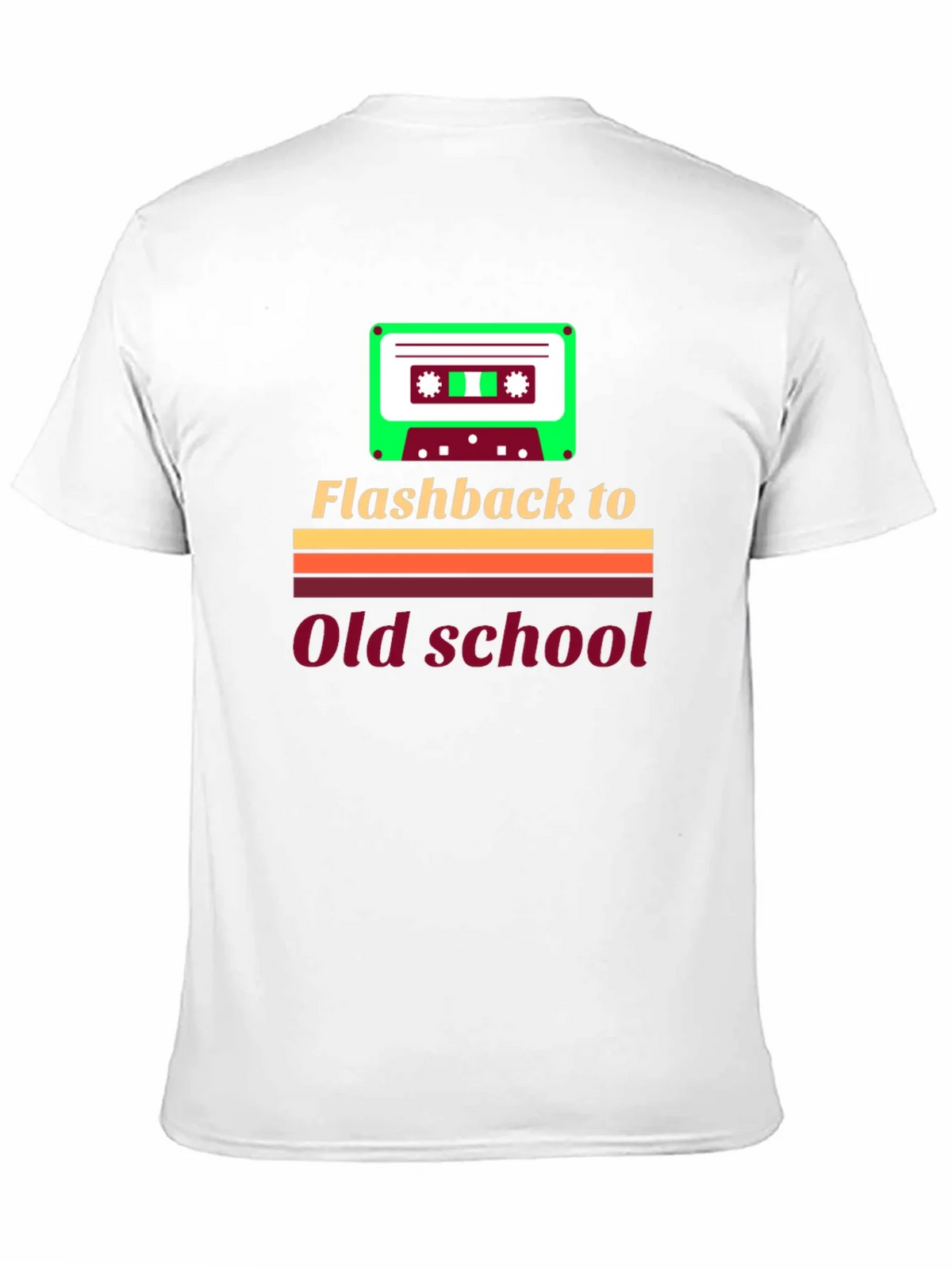 Flashback to Old School Retro Cassette T-Shirt product image 3