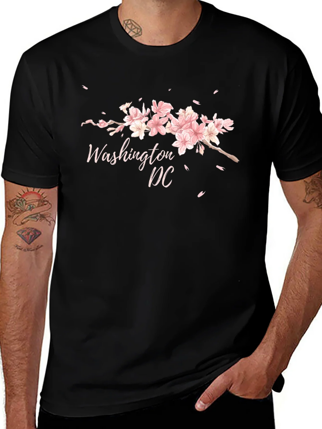 Washington DC Cherry Blossom Graphic Tee product image 1