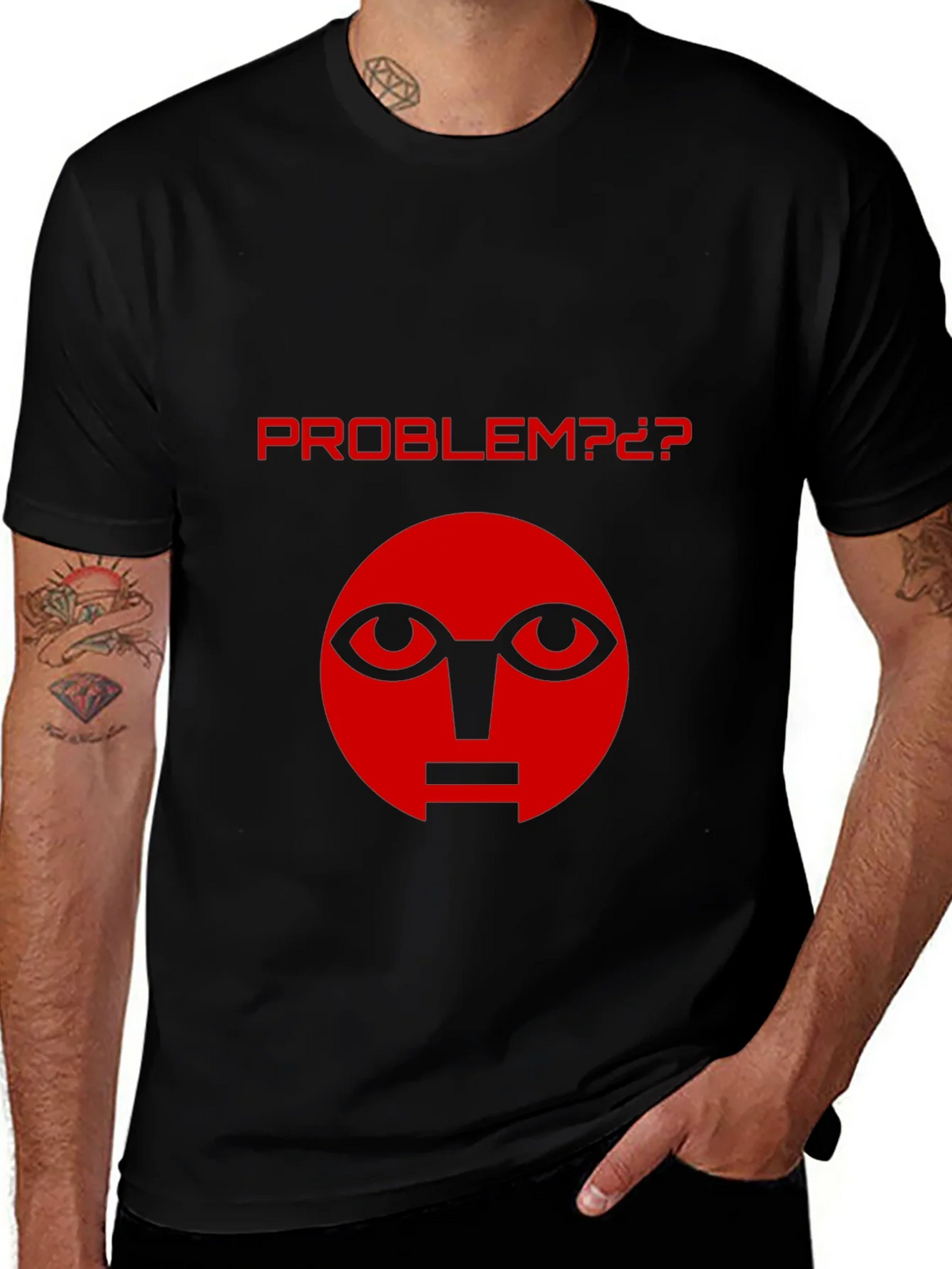 Problem T-Shirt - Graphic Tee - Black product image 1