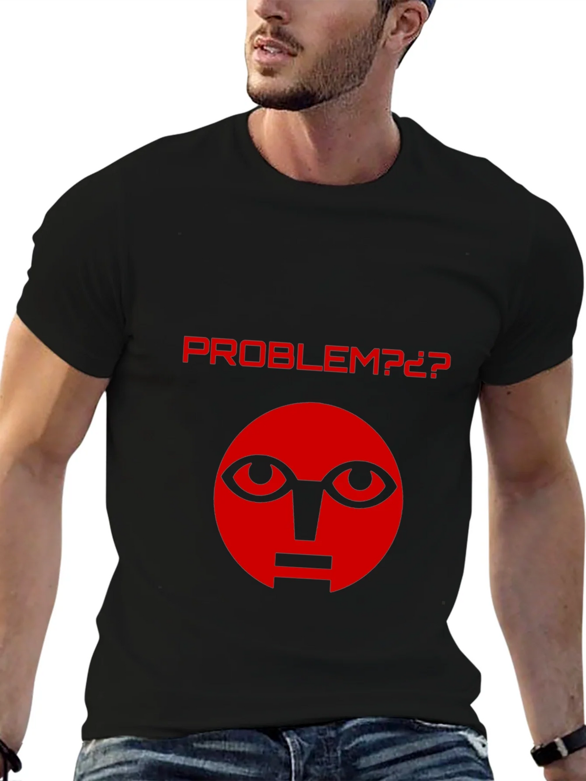 Problem T-Shirt - Graphic Tee - Black product image 6