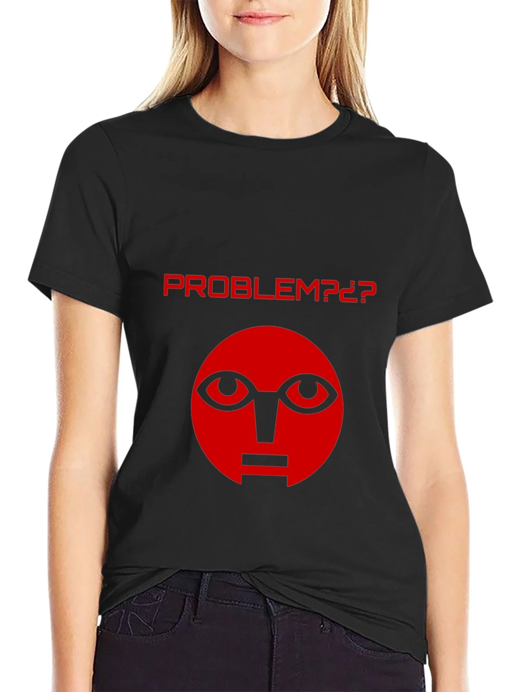 Problem T-Shirt - Graphic Tee - Black product image 2