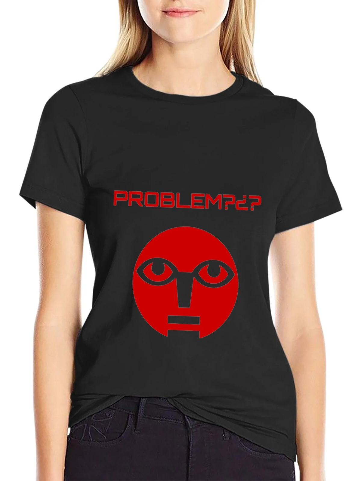 Problem T-Shirt - Graphic Tee - Black product image 2