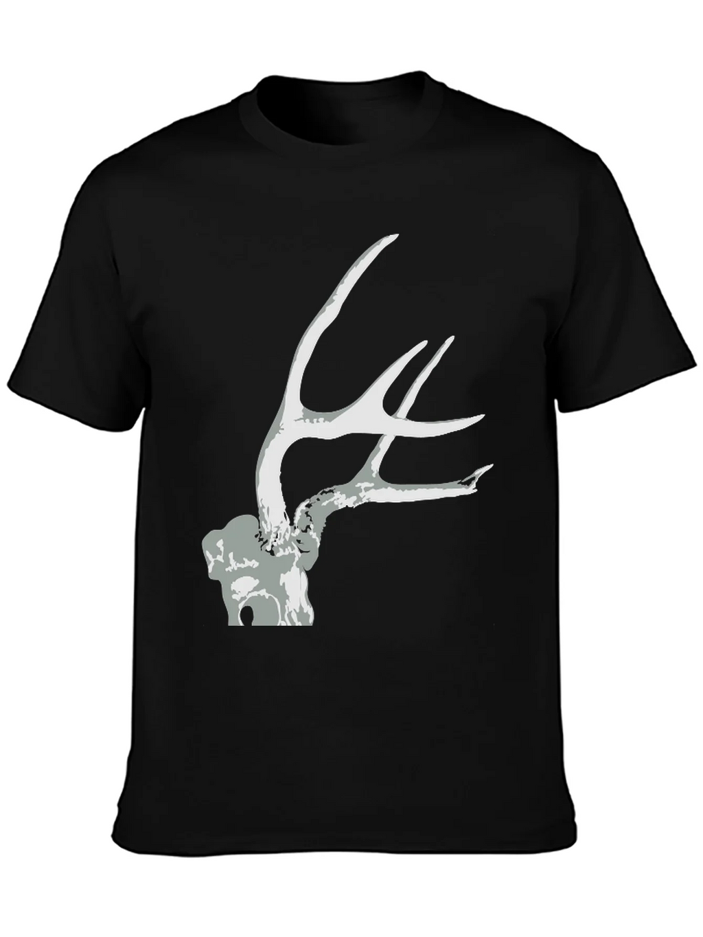 Antler Graphic Tee - Black Unisex T-Shirt product image 1