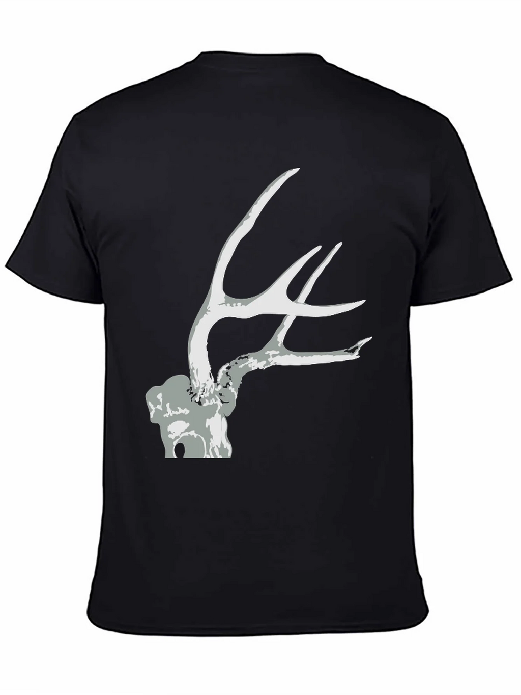 Antler Graphic Tee - Black Unisex T-Shirt product image 2