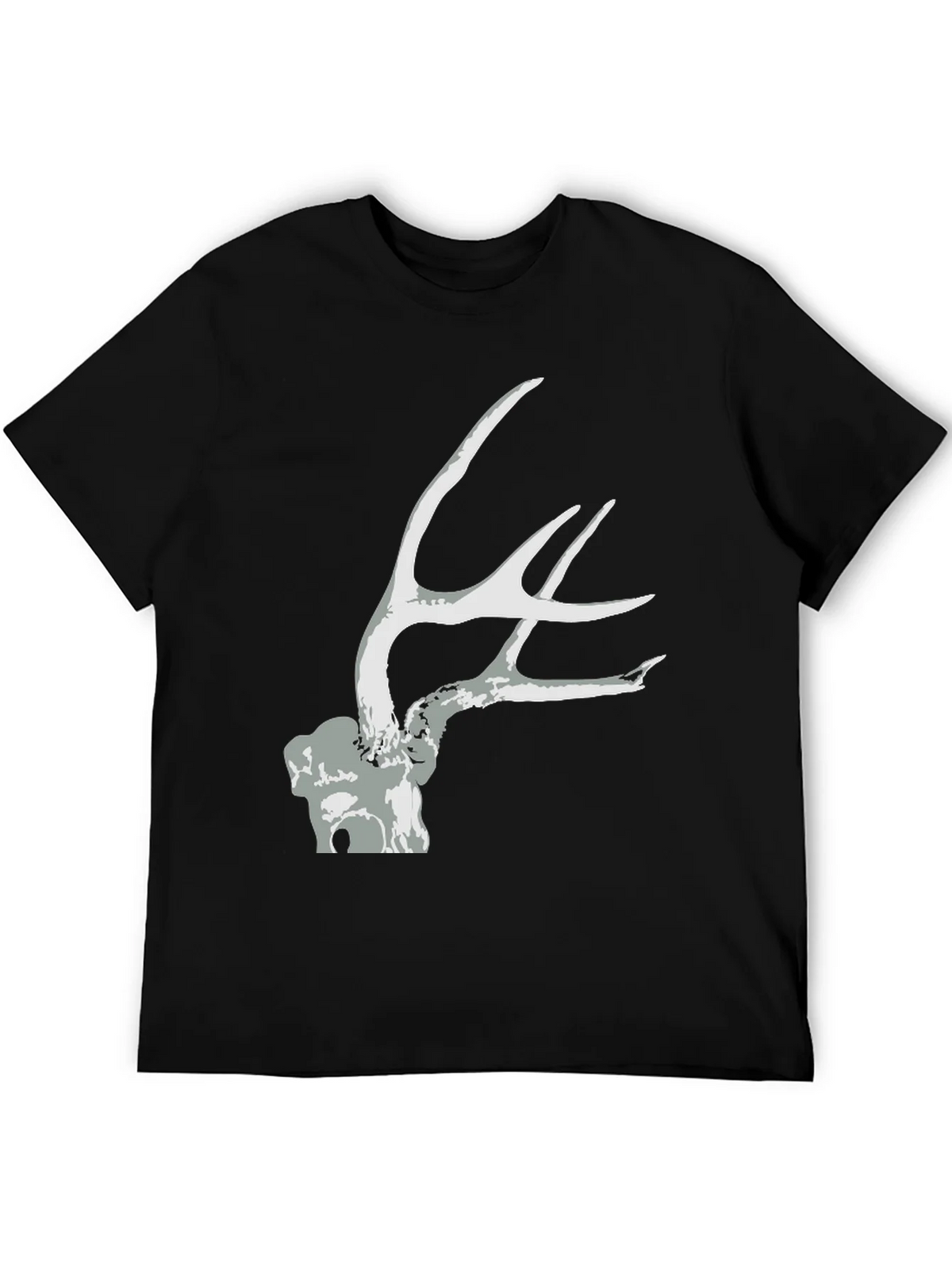 Antler Graphic Tee - Black Unisex T-Shirt product image 3