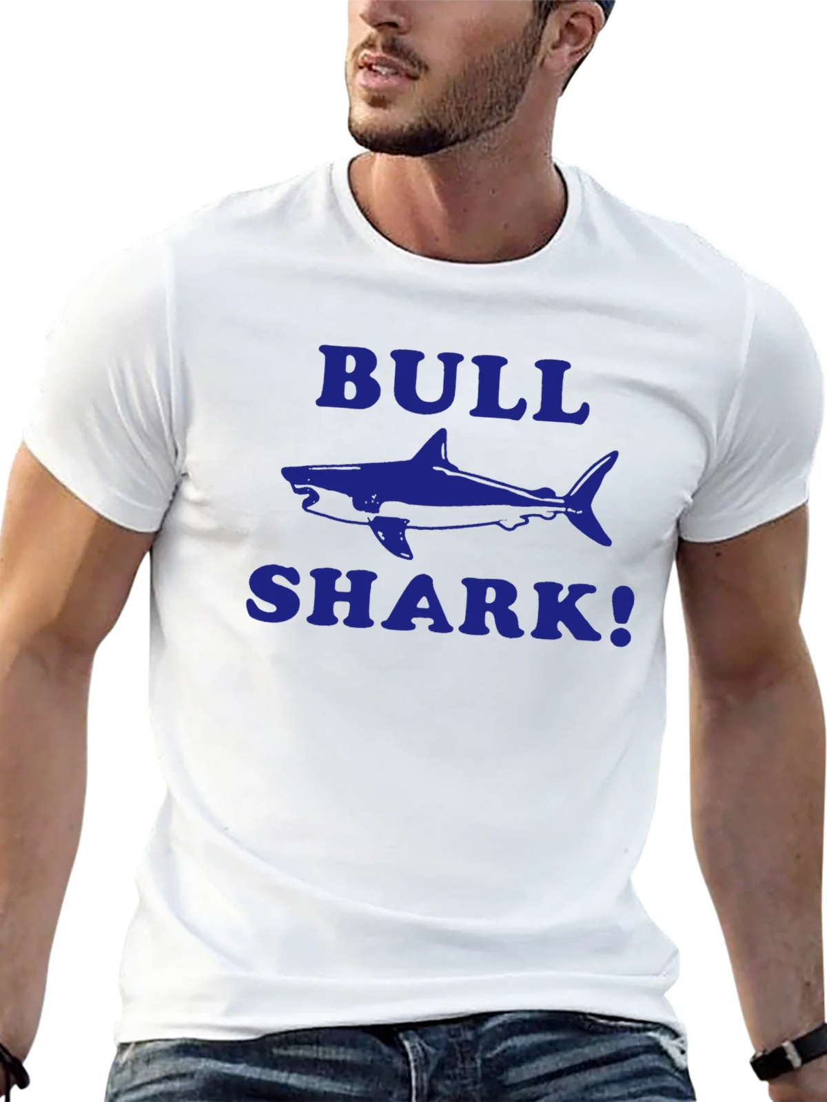 Bull Shark Graphic T-Shirt - Black product image 12