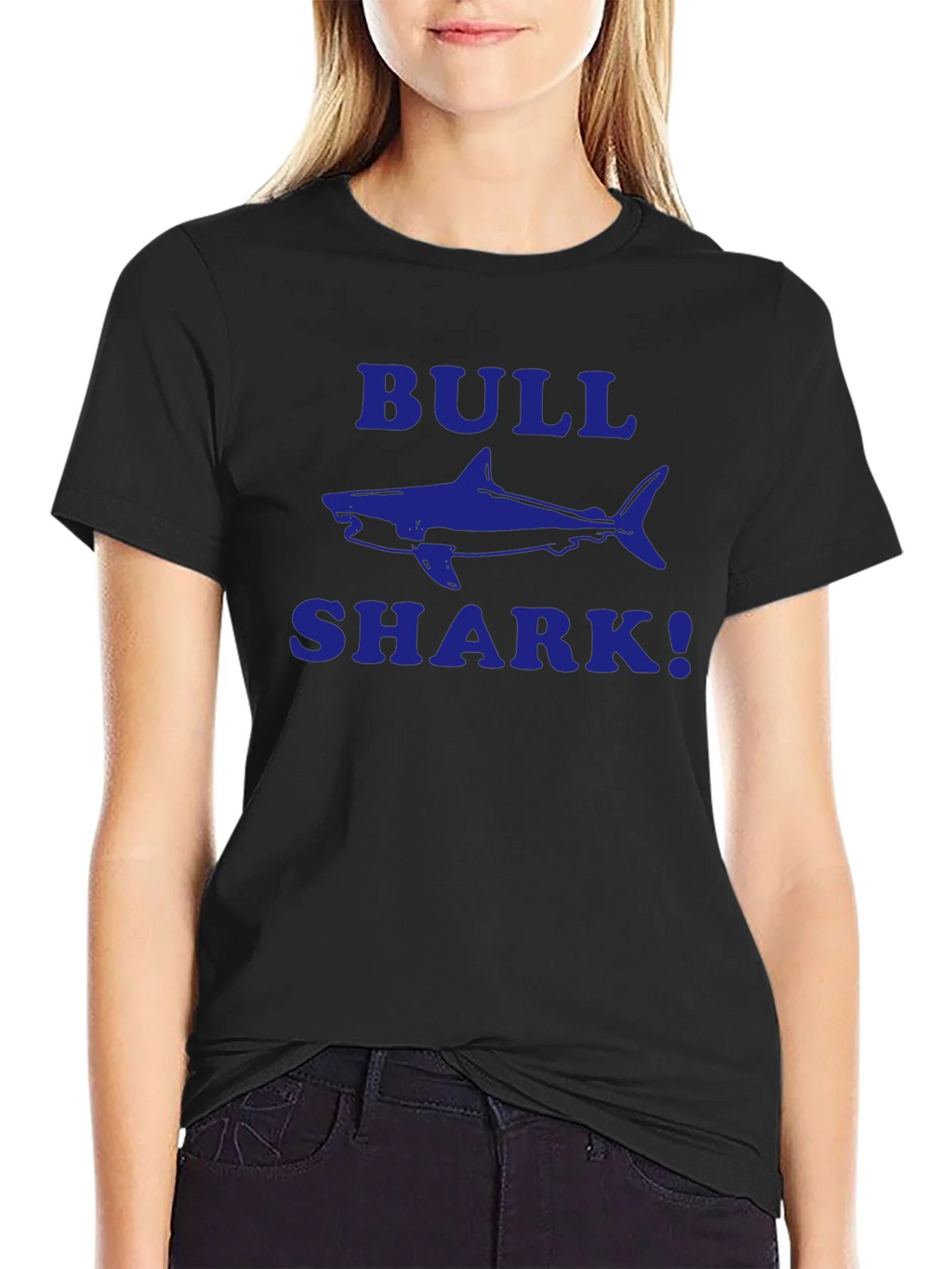 Bull Shark Graphic T-Shirt - Black product image 2