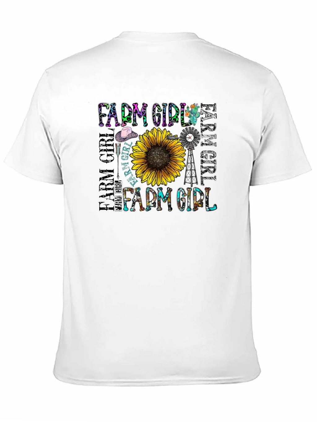 Farm Girl Graphic T-Shirt - Sunflower Country Tee product image 5