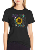 Farm Girl Graphic T-Shirt - Sunflower Country Tee product image 1