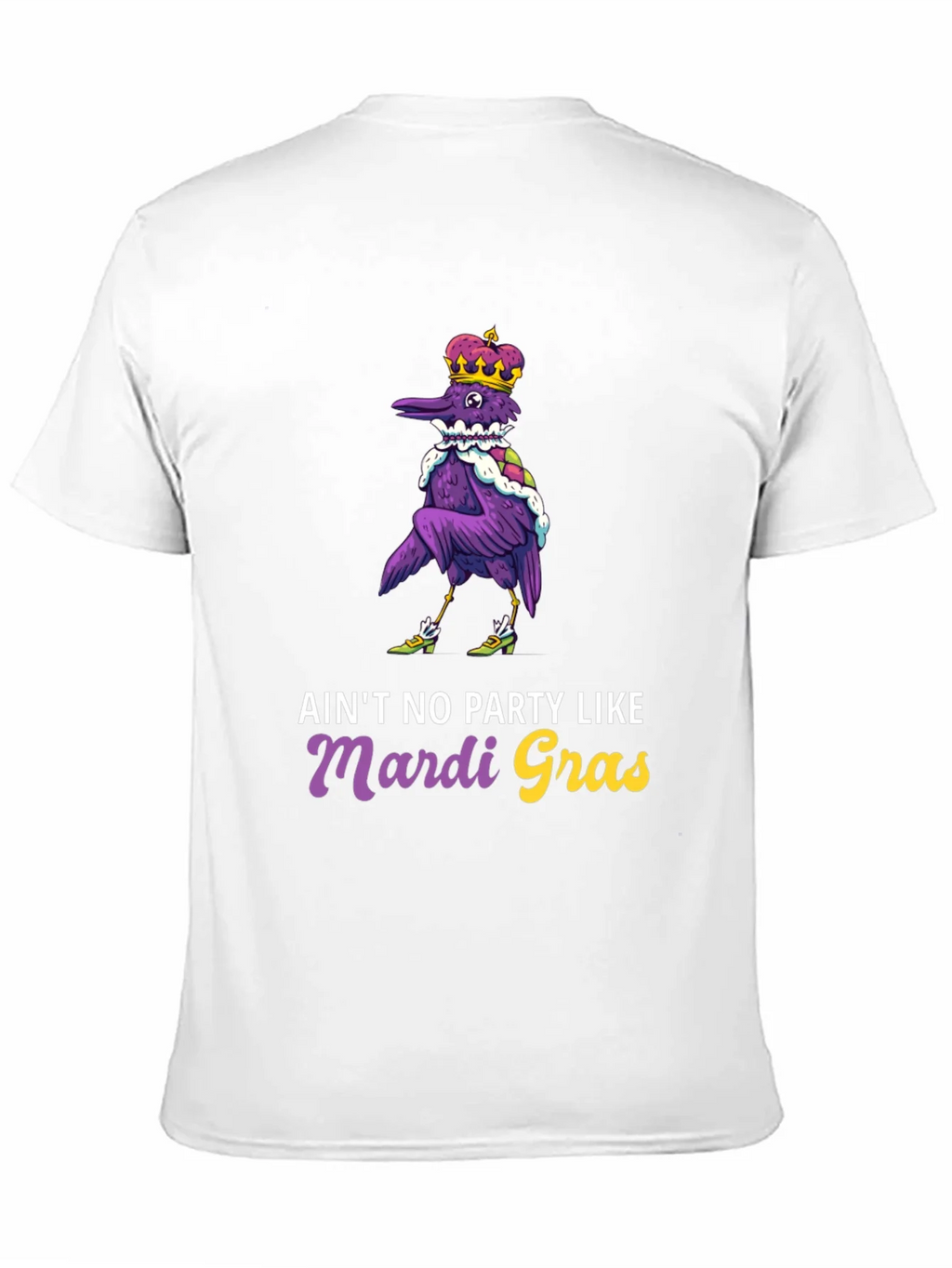 Mardi Gras Party Raven T-Shirt product image 8