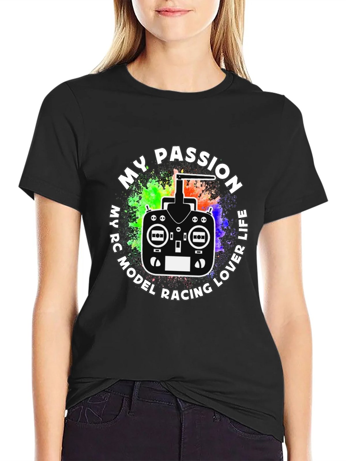 My Passion RC Model Racing Lover Life Black T-Shirt product image 1