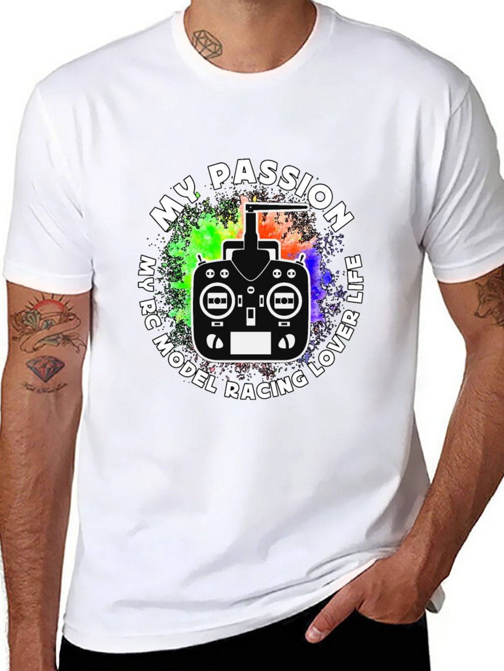 My Passion RC Model Racing Lover Life Black T-Shirt product image 3