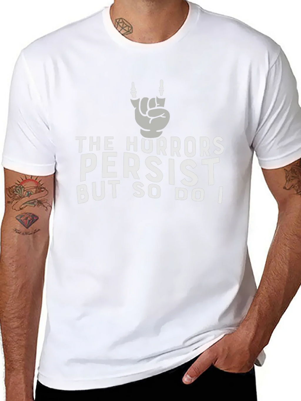 The Hurrors Persist Graphic Tee - Rock On Hand product image 7