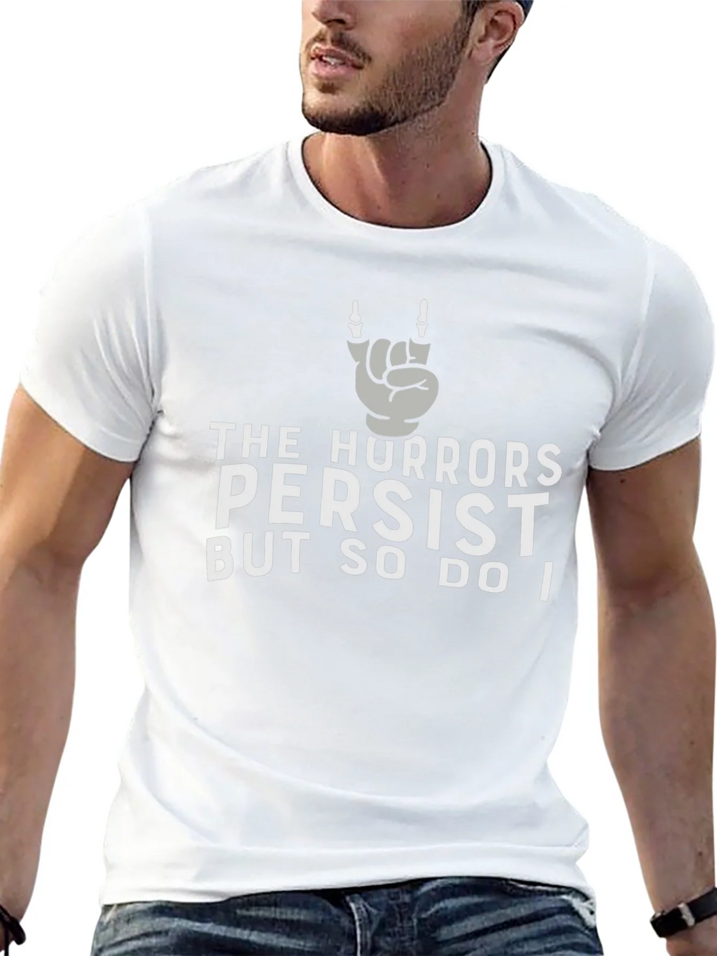 The Hurrors Persist Graphic Tee - Rock On Hand product image 12