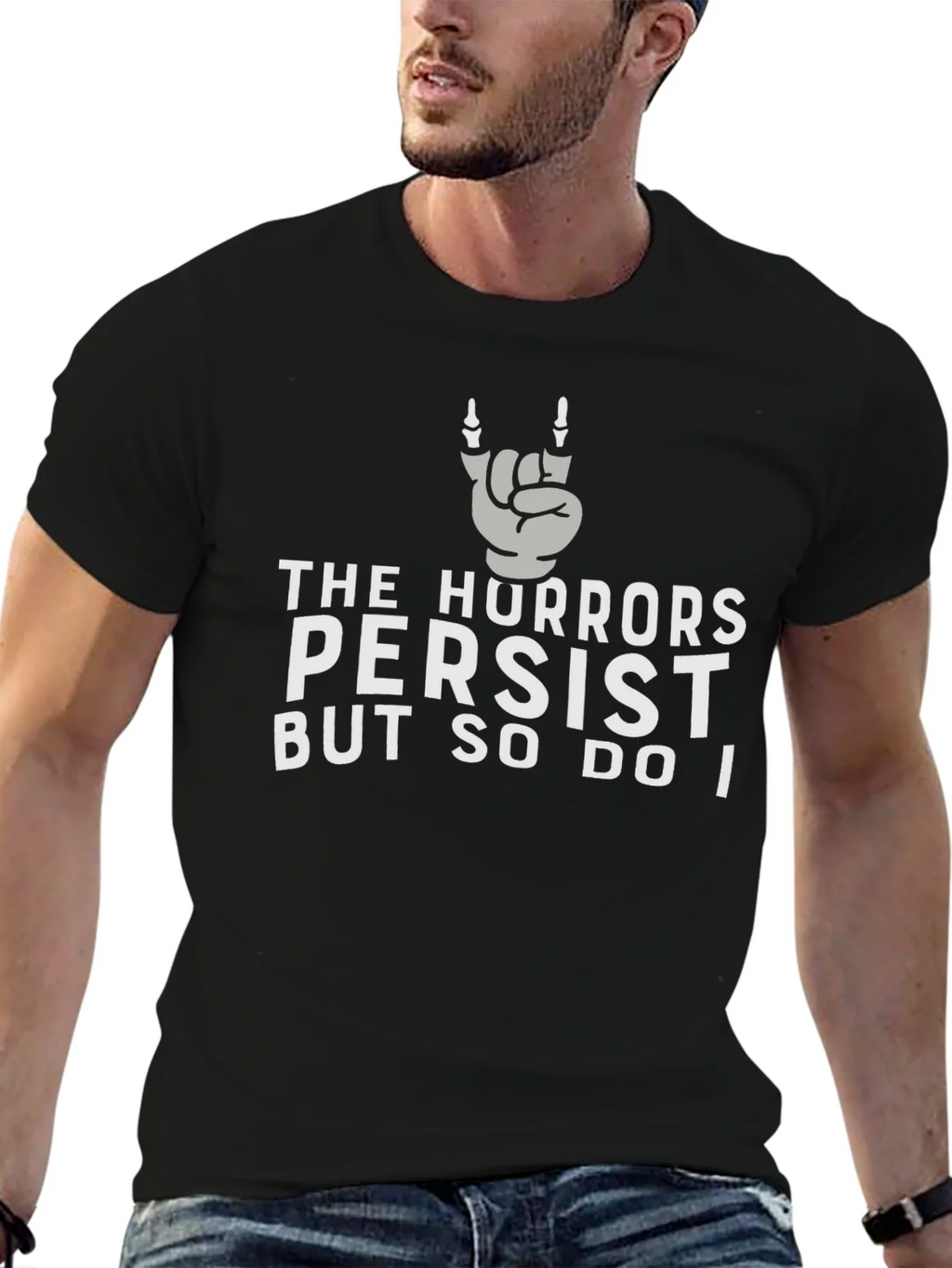 The Hurrors Persist Graphic Tee - Rock On Hand product image 6