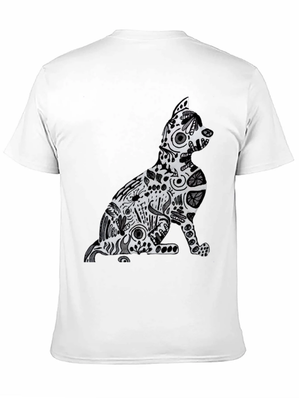 Abstract Cat Graphic Tee - Stylish Comfort product image 10