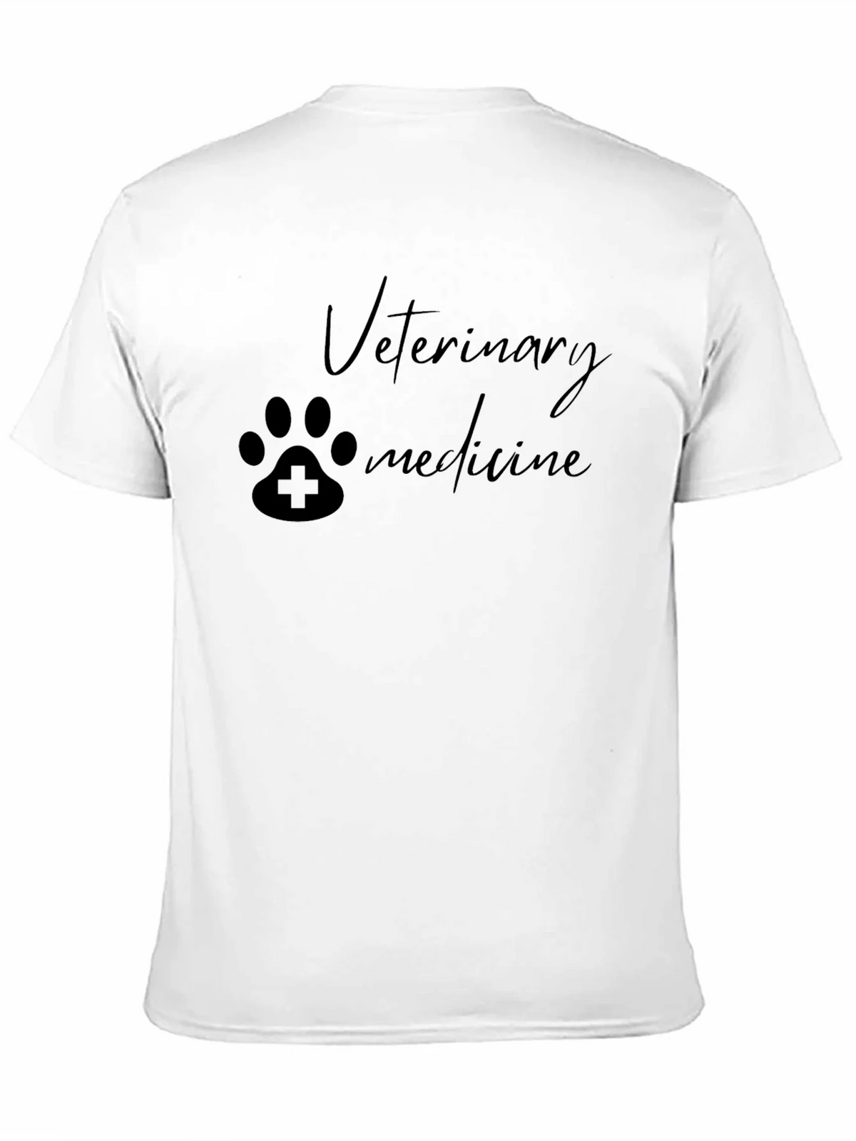 Veterinary Medicine Paw Print T-Shirt - Black product image 10