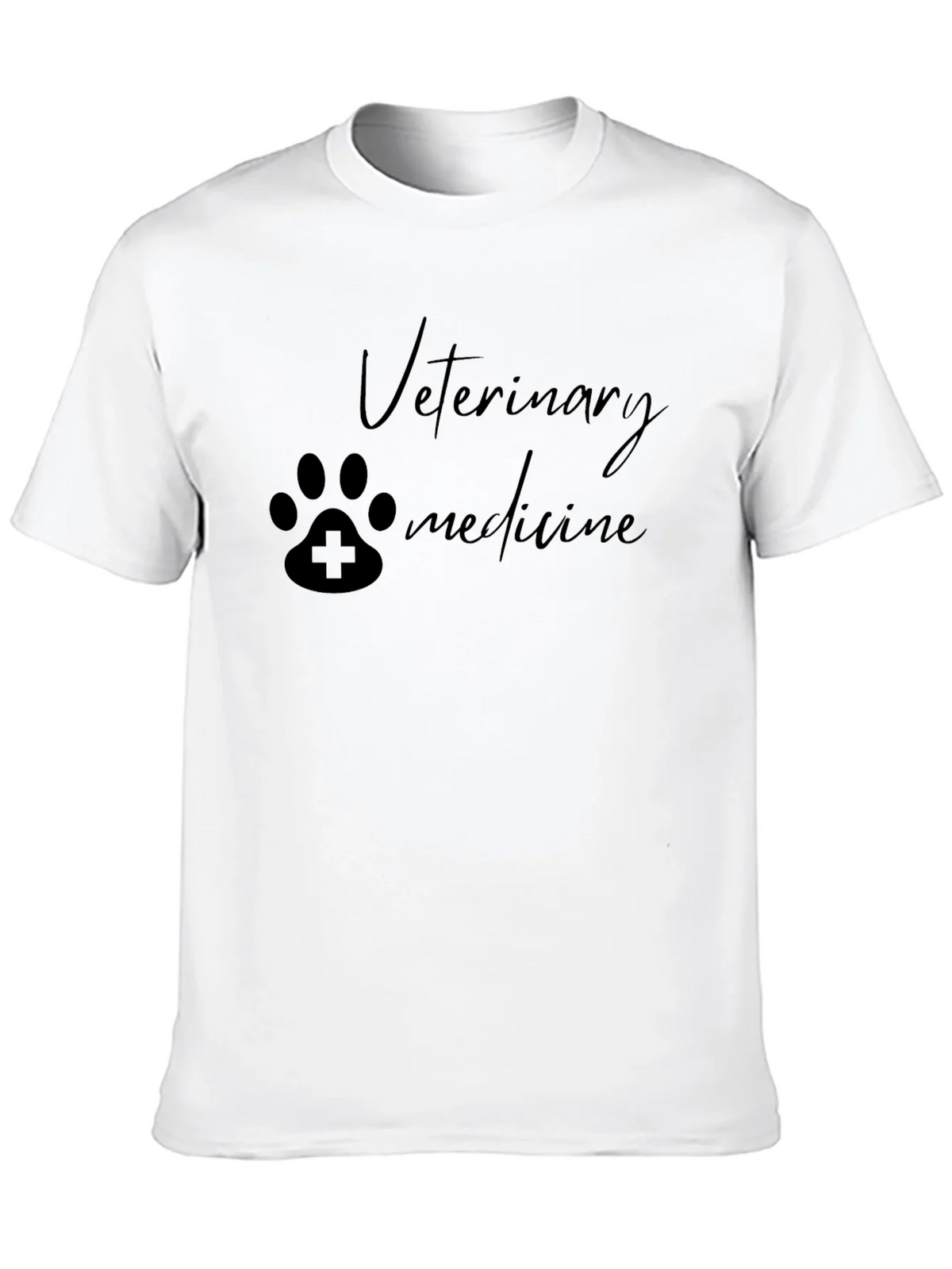 Veterinary Medicine Paw Print T-Shirt - Black product image 9